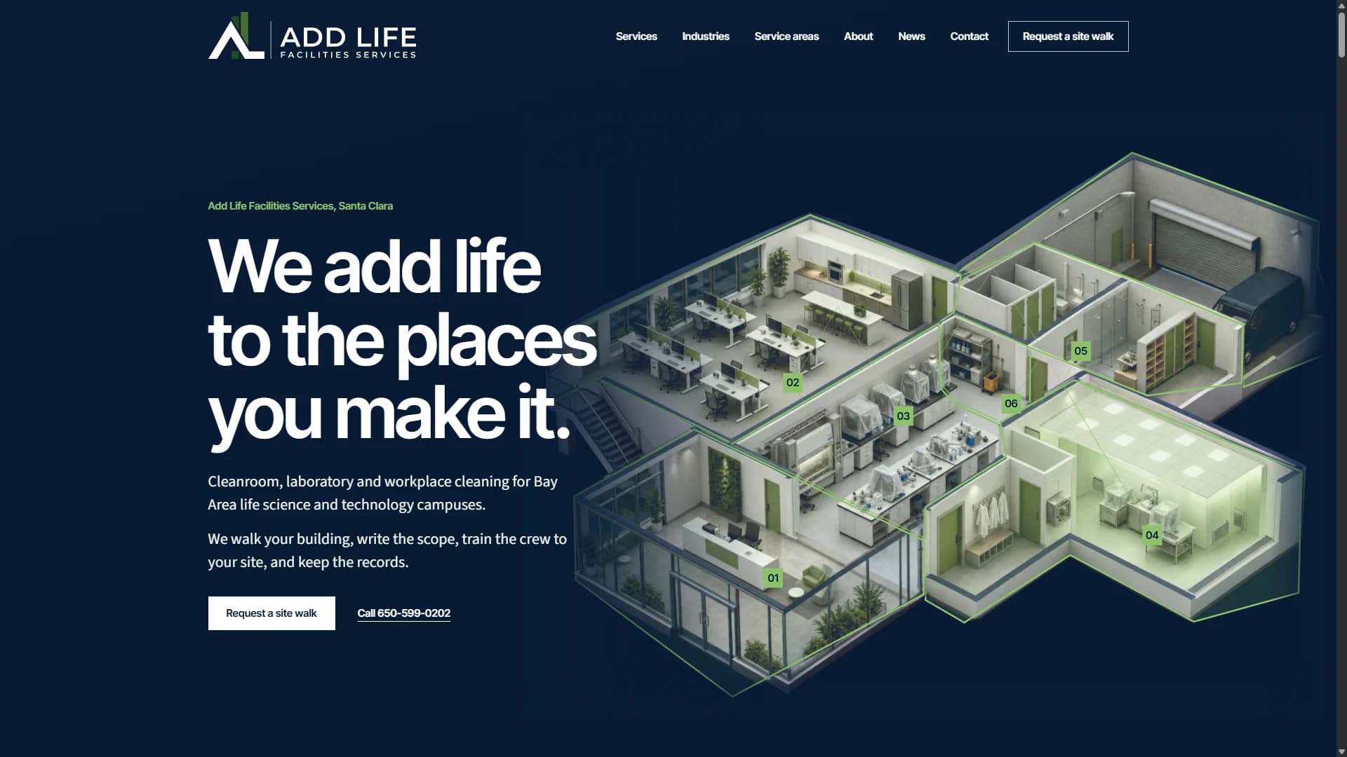 Add Life Facilities Services: latest captured website