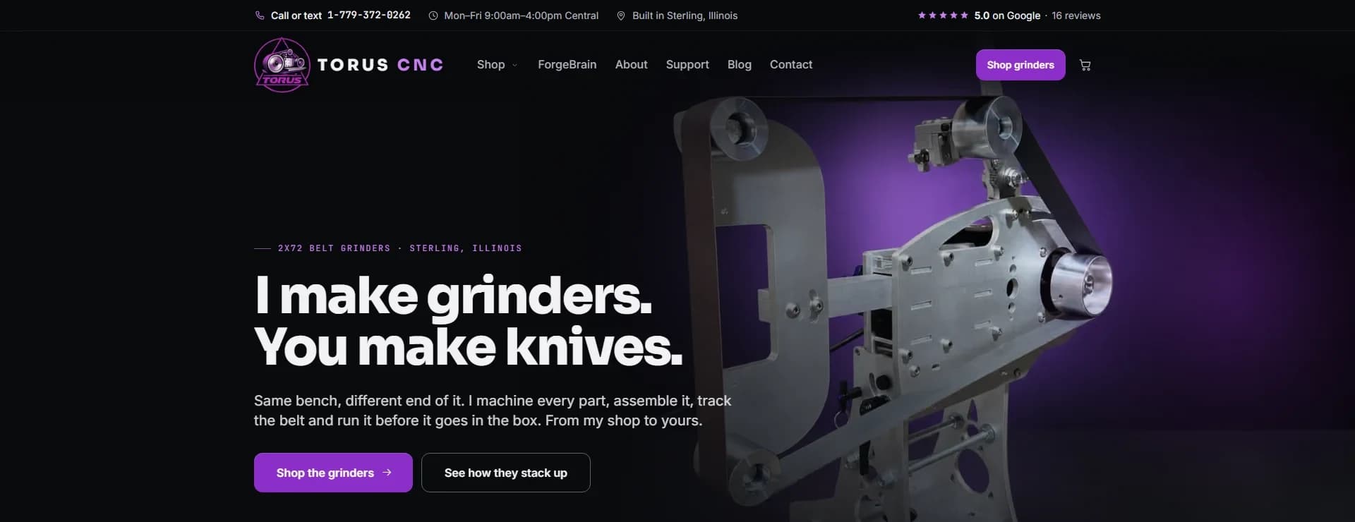 Torus CNC: latest captured website