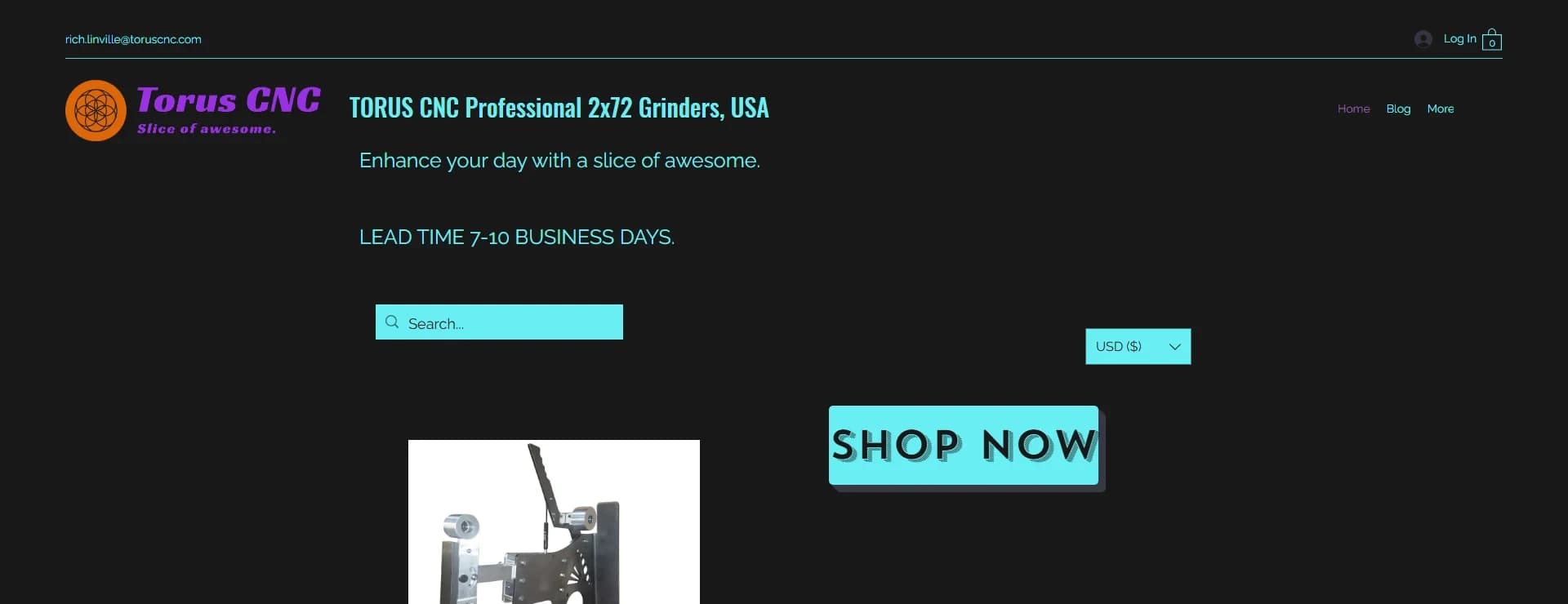 Torus CNC: Original Wix site