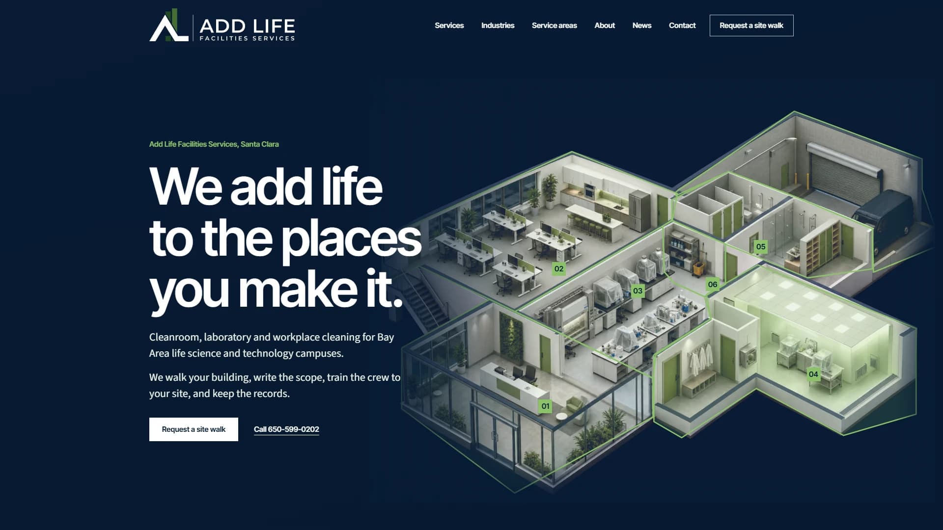 Add Life Facilities Services: current launch preview