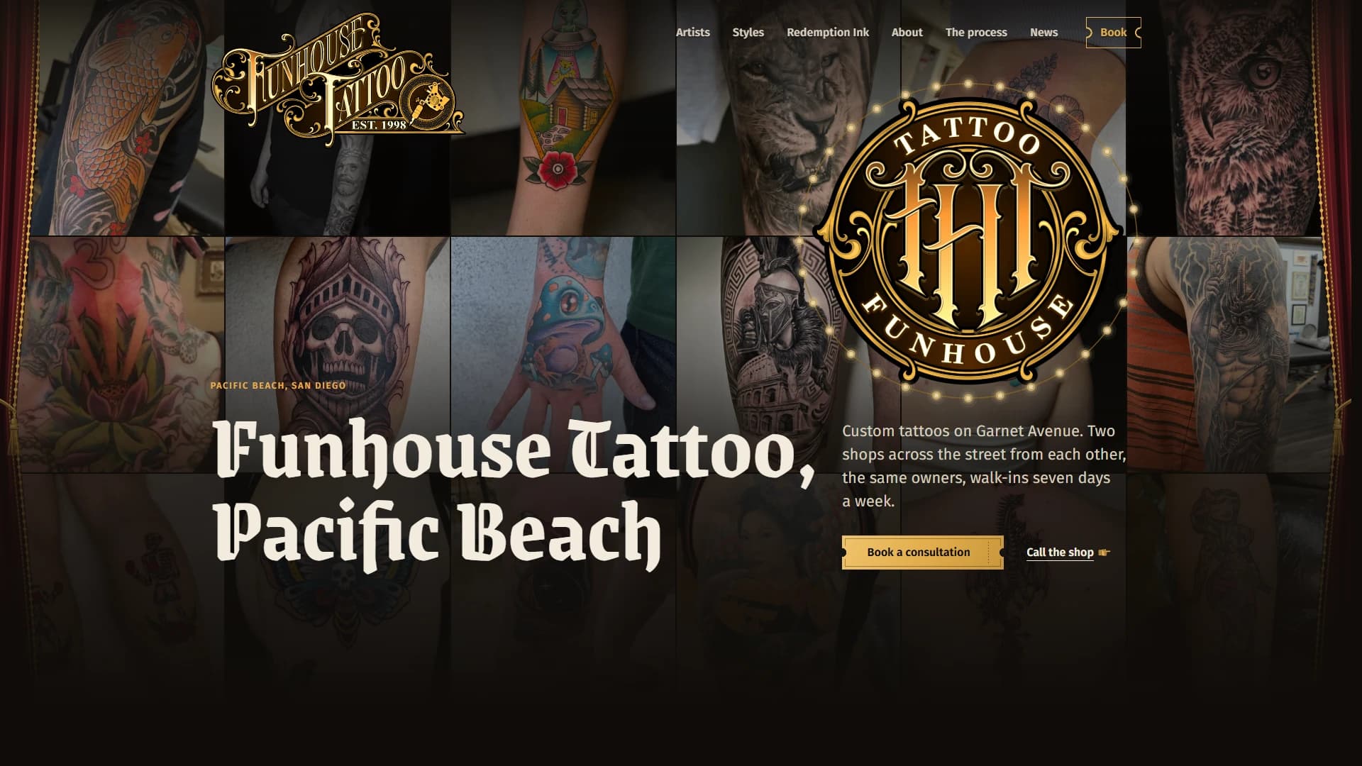 Funhouse Tattoo: current launch preview