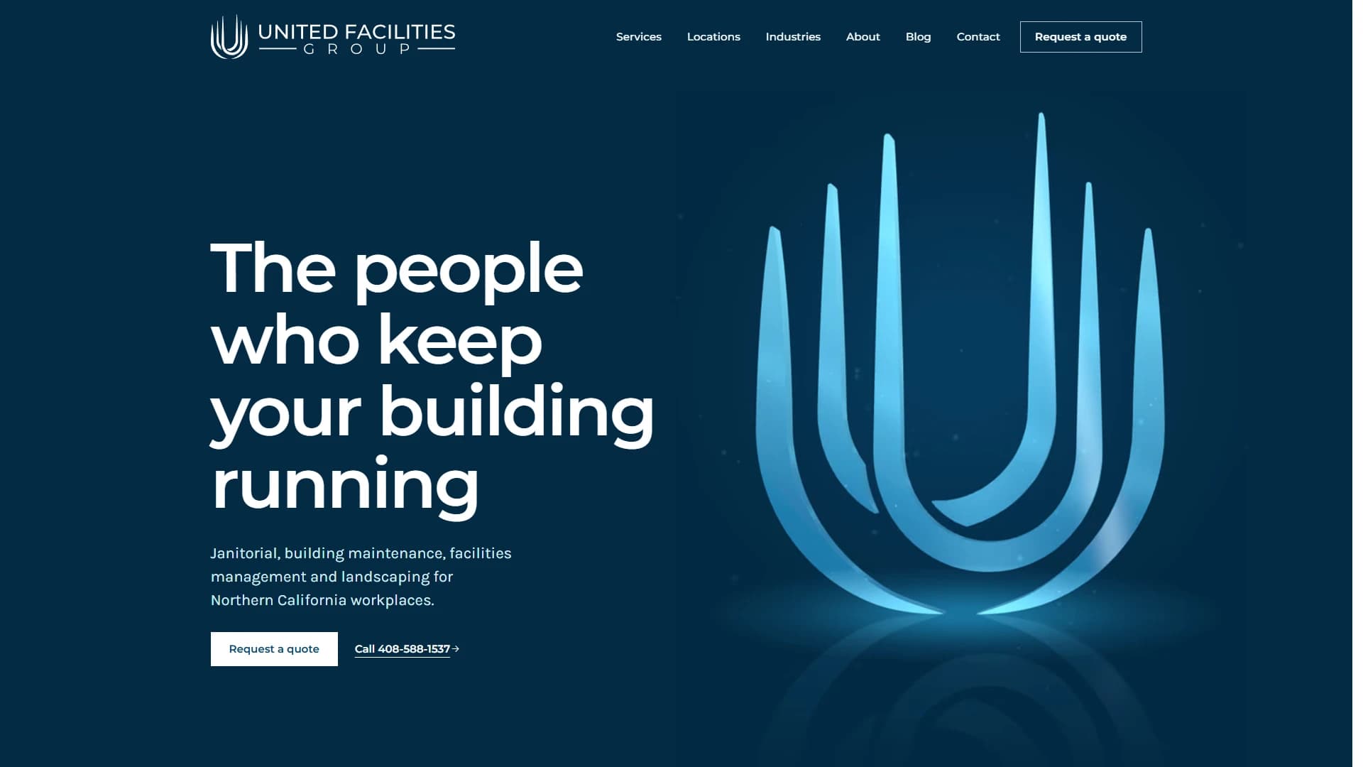 United Facilities Group: current live website